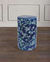 Port 68 Temple Garden Stool In Blue