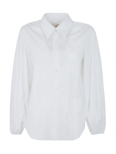 Comme Des Garçons Ladies Blouse In White