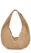 Flattered Alva Big Bag In Suede Sand