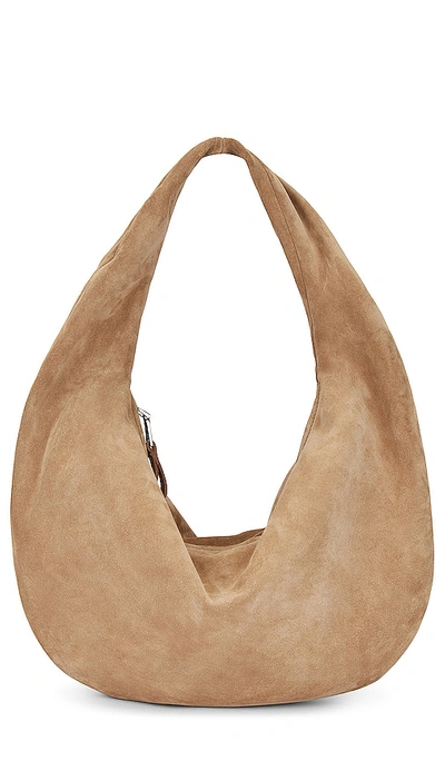 Flattered Alva Big Bag In Suede Sand