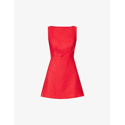 knee length dresses for ladies Reformation // Satin Zenni Mini Dress – VSP Consignment main image 0