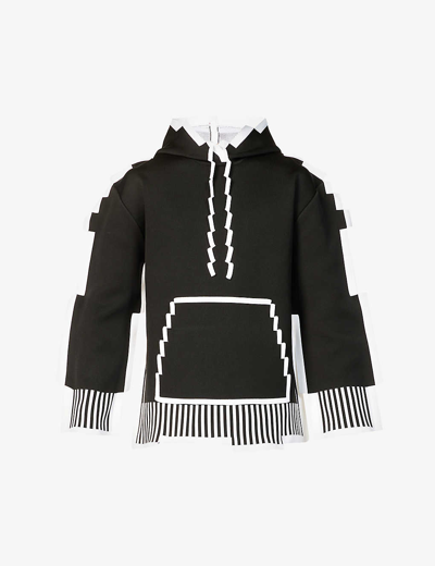 Loewe Pixelated Hoodie In Black