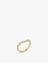 Monica Vinader Womens Yellow Gold Signature Thin 18ct Yellow Gold-plated Vermeil Sterling Silver And In Gold