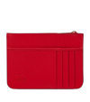 CHRISTIAN LOUBOUTIN BY MY SIDE ZIP CARD HOLDER