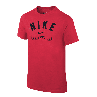 Nike Baseball Big Kids' (boys') T-shirt In Red