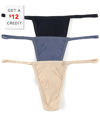 Hanky Panky Breathe Assorted 3-pack G-string Thongs