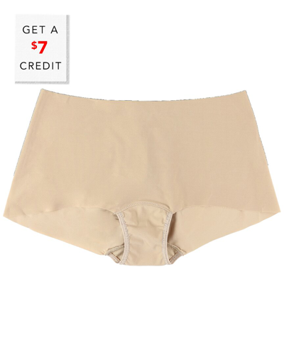 Hanky Panky Playstretch Boyshort With $7 Credit In Brown
