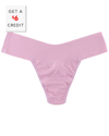HANKY PANKY HANKY PANKY BREATHESOFT NATURAL THONG WITH $6 CREDIT