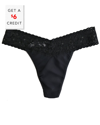 HANKY PANKY COTTON ORIGINAL RISE THONG WITH $6 CREDIT