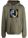 MOSTLY HEARD RARELY SEEN 8-BIT GRAPHIC-PRINT COTTON HOODIE