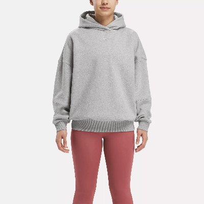 Reebok Lux Oversized Hoodie In Grey