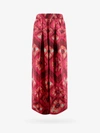 Ulla Johnson Clemence Diamond-print Silk Trousers In Multicolor