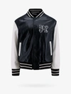 Palm Angels Men's Pa Monogram Classic Varsity Jacket In Black