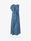 Ulla Johnson Lali Ruffled Maxi Dress In Blue