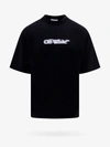 Off-white Flock Arrow T-shirt In Black