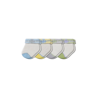 Bombas Baby Sock 4-pack (0-6 Months) In Blue Green Mix