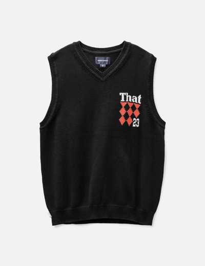 Thisisneverthat That Knit Vest In Black