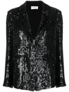P.A.R.O.S.H SEQUINED SINGLE-BREASTED BLAZER