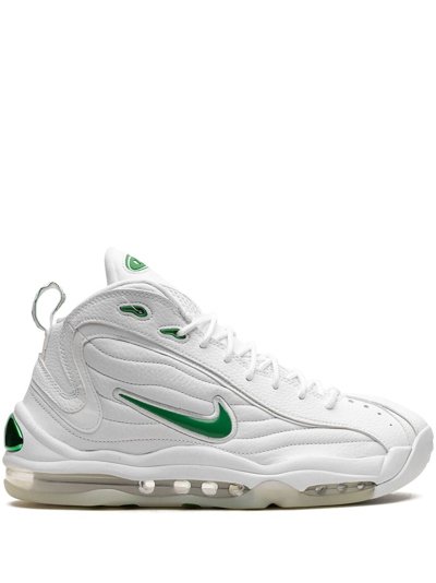 Nike Air Total Max Uptempo "classic Green" Sneakers In White