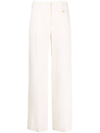 Shop Jacquemus Ficelle Linen-blend Trousers In Neutrals