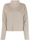 FILIPPA K PURL-KNIT MOCK-NECK JUMPER