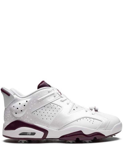 Jordan Air  6 Golf Nrg "bordeaux" Sneakers In White