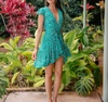 XIX PALMS NOOSA PARTY DRESS IN TURQUOISE