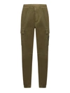 Stone Island Cargo Trousers In Green