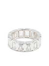 HATTON LABS CRYSTAL-EMBELLISHED ETERNITY RING