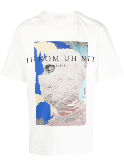 Ih Nom Uh Nit Logo-print Cotton T-shirt In White