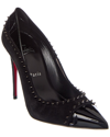 Christian Louboutin Duvette Strass 70 Patent Leather Pumps In Black