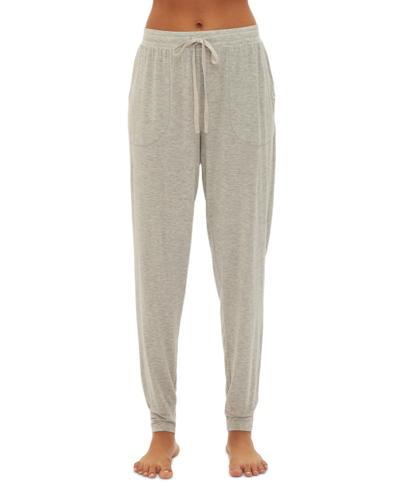 Gap Women's Drawstring-waist Jogger Pajama Pants In Grey
