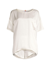 Lunya Washable Silk Short Pajamas In Tranquil White