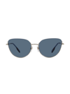 Burberry Women's Harper 58mm Cat Eye Sunglasses In Blue