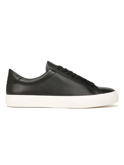 Vince Men's Fulton Leather Low-top Sneakers In Black