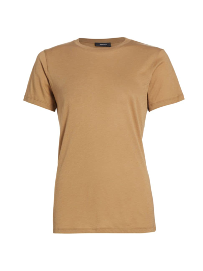 Wardrobe.nyc Women's Cotton Short-sleeve T-shirt In Tan
