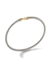 DAVID YURMAN WOMEN'S CABLE COLLECTIBLES BUCKLE BANGLE BRACELET WITH 18K YELLOW GOLD/3 MM