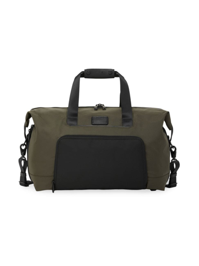 Tumi Double Expansion Satchel In Olive Night