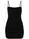 WARDROBE.NYC RUCHED SLIP MINIDRESS