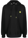 Barrow Logo-print Cotton Hoodie In Schwarz