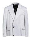 Federico Cina Man Suit Jacket Light Grey Size S Polyester
