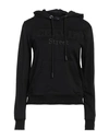 Scervino Woman Sweatshirt Black Size S Cotton, Elastane