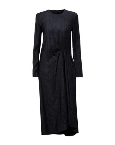 Tonello Woman Midi Dress Midnight Blue Size 6 Viscose