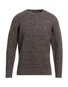 Drumohr Man Sweater Dove Grey Size 44 Lambswool