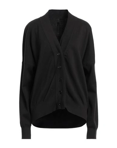 Nike Woman Cardigan Black Size L Cotton, Elastane