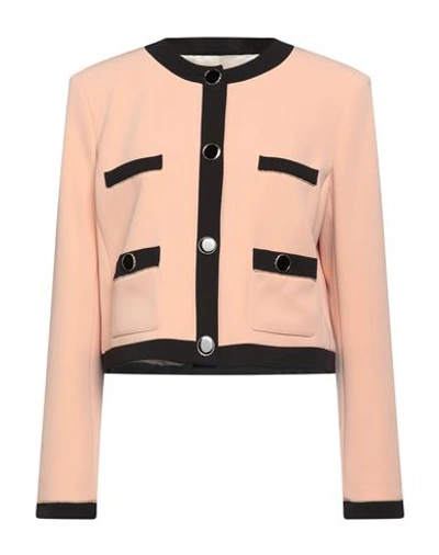 Anna Molinari Woman Blazer Blush Size 4 Polyester, Elastane In Pink