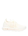 Ea7 Man Sneakers Cream Size 7 Textile Fibers In White