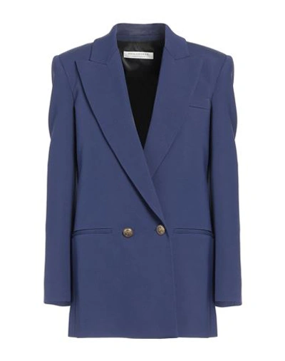 Philosophy Di Lorenzo Serafini Woman Blazer Bright Blue Size 4 Viscose, Elastane