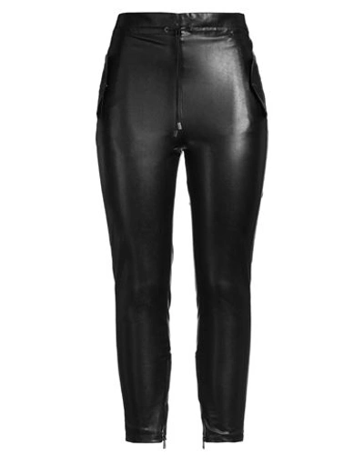 Ermanno Scervino Woman Pants Black Size 8 Polyamide, Polyurethane Resin