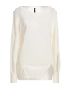 Manila Grace Woman Sweater Ivory Size S Polyamide, Wool, Alpaca Wool In White